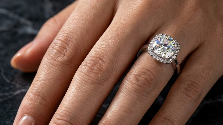 ETERNELLE - 2ct Moissanite Ring | 925 Sterling Silver