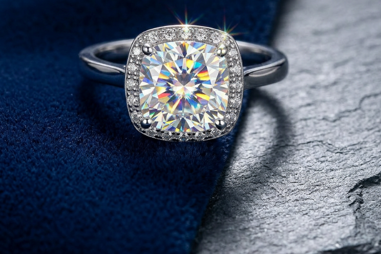 ETERNELLE - 2ct Moissanite Ring | 925 Sterling Silver