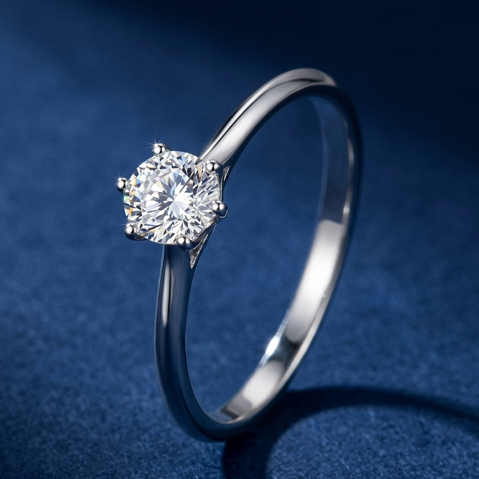 ETOILE - 0.5ct Moissanite Solitaire | 925 Sterling Silver