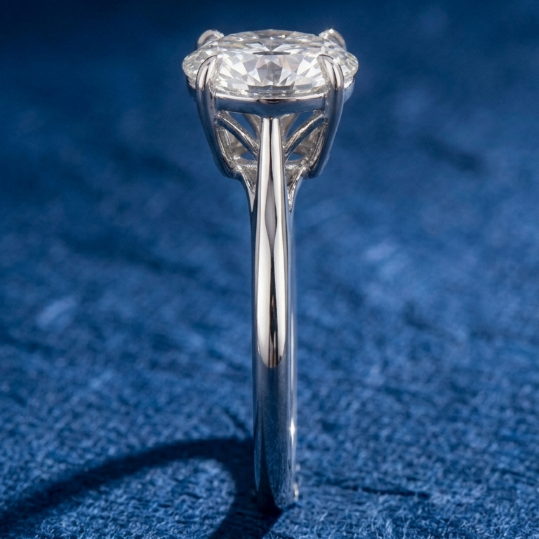 SERENITY - 1ct Moissanite Solitaire | 925 Sterling Silver